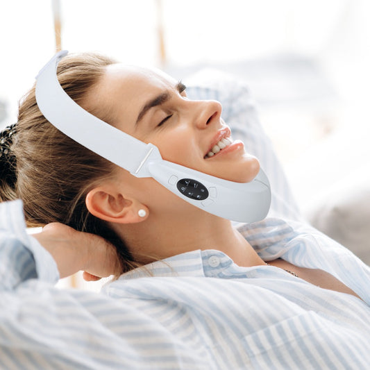 New Micro Current Colorful Light Beauty Slimming Instrument Tool, Intelligent Tuina Hot Apply Lifting V-shaped Slimming