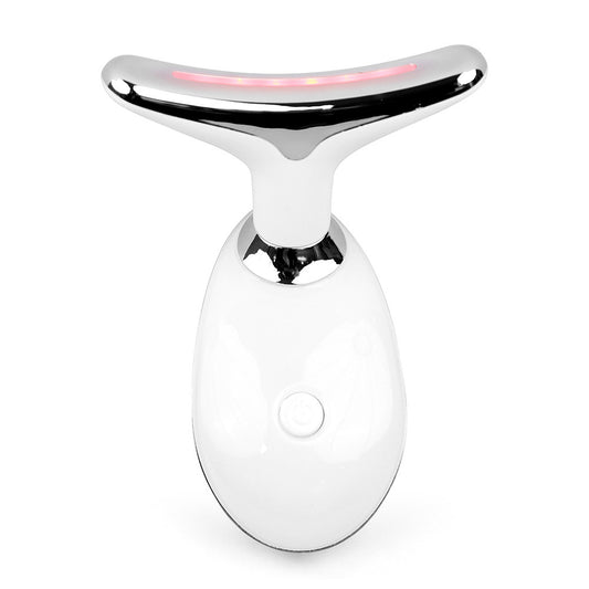Neck and beauty device, vibration massage, neck wrinkle device, lifting affect and facial UV light, beauty device