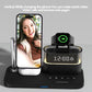 Magnetic 3 in 1 wireless charger clock, suitable for Apple