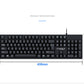 Lei Lang T15 wired USB keyboard laptop for office, home, and business use
