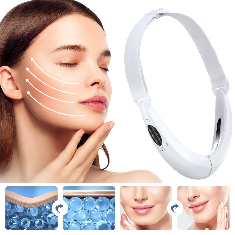 New Micro Current Colorful Light Beauty Slimming Instrument Tool, Intelligent Tuina Hot Apply Lifting V-shaped Slimming