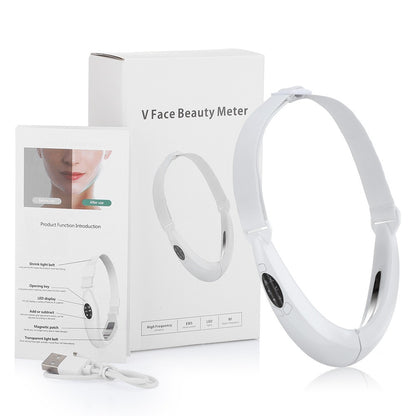 New Micro Current Colorful Light Beauty Slimming Instrument Tool, Intelligent Tuina Hot Apply Lifting V-shaped Slimming