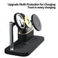 Magnetic 3 in 1 wireless charger clock, suitable for Apple