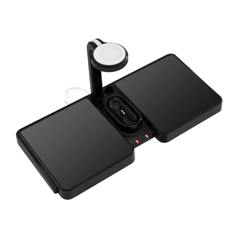 All-In-One Wireless Charger For Apple iPhone, Mobile Phone Watch Headset 15W Wireless Fast Charge Four-In-One Wireless Charger