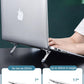 Laptop and tablet support suspended elevated ultra-thin folding lifting and cooling bracket