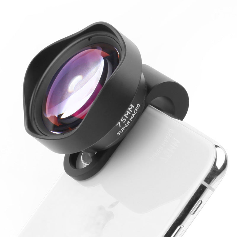 HD telephoto 75MM macro lens for mobile phones