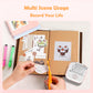 Phomemo Portable Mini Thermal Printer T02 Mini Pocket Label Printer DIY Self-adhesive Sticker Label Machine Various Label Paper