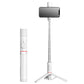 Mobile Phone Bluetooth Selfie Stick with Rotating Fill Light and Hidden Tripod Live Streaming Stand