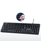 Lei Lang T15 wired USB keyboard laptop for office, home, and business use