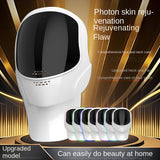 Photon Skin Rejuvenation Device with Color Light, Neck &amp; Face Mask, LED Beauty Device, Facial Mask, Skin Renewal, Portable Beauty Device